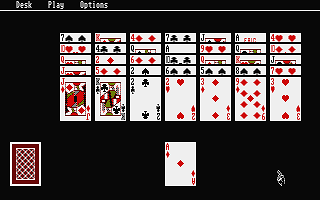 Computer Patience atari screenshot
